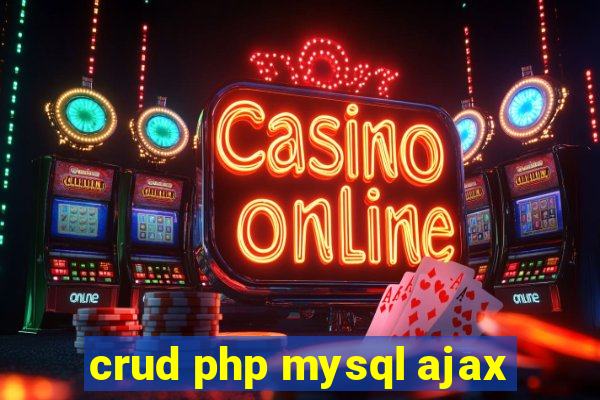 crud php mysql ajax